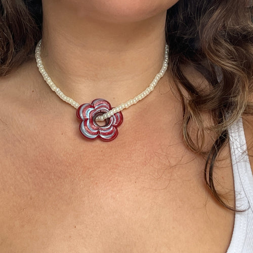 Chunky Flower Necklace 1