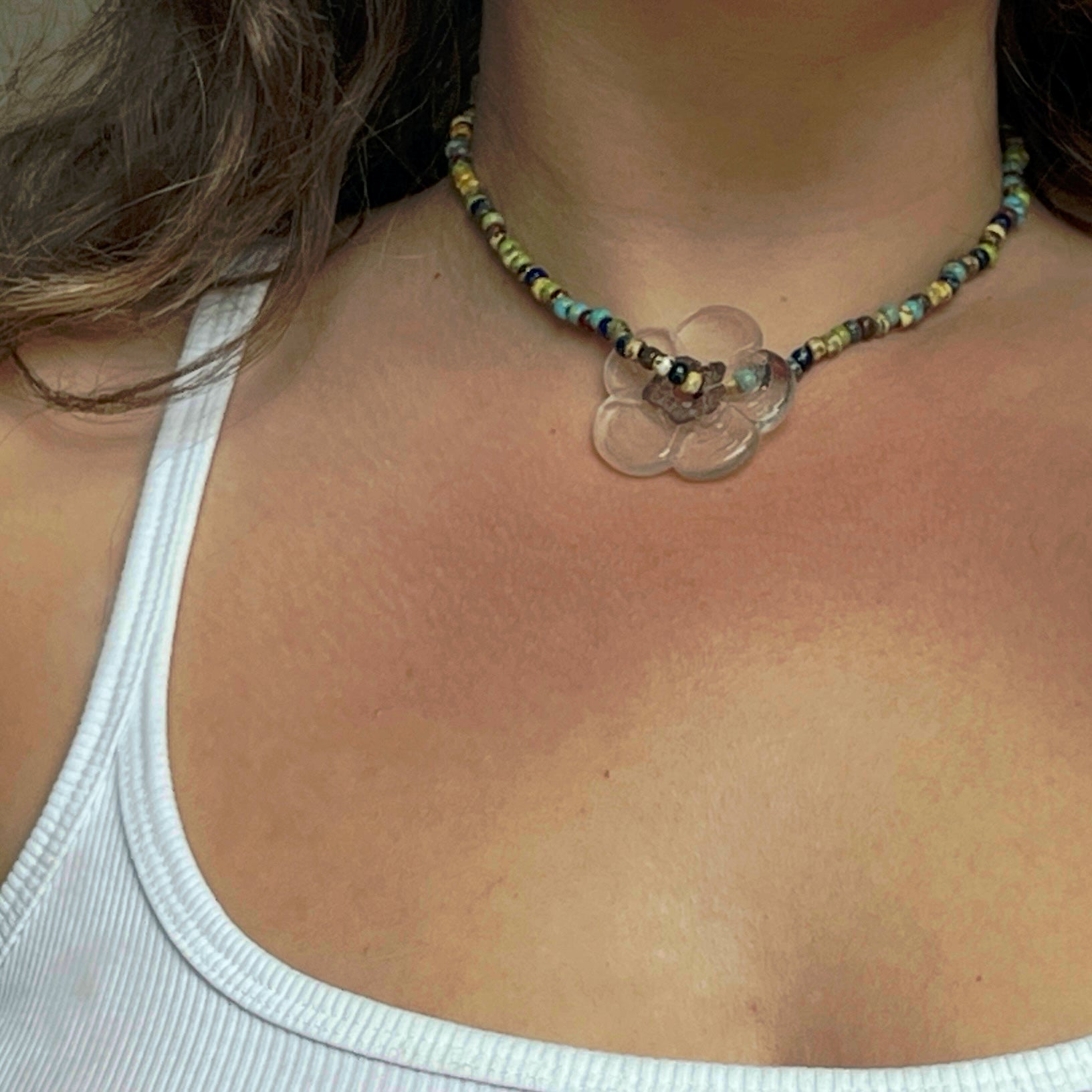 Chunky Flower Necklace 5