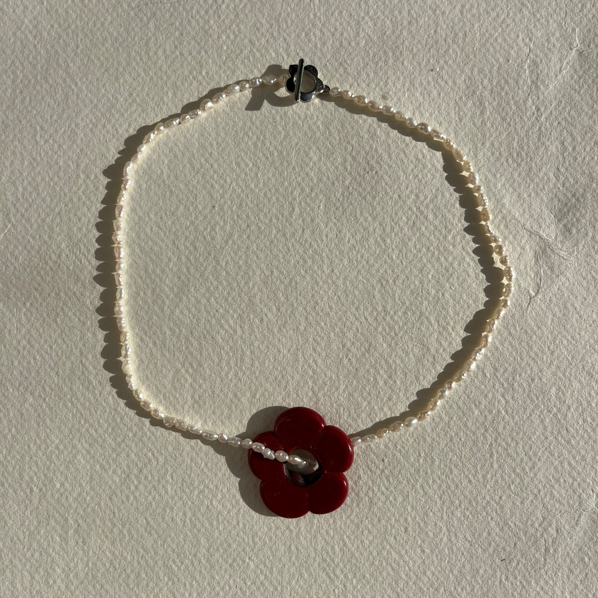 Baby Pearl Flower Necklace