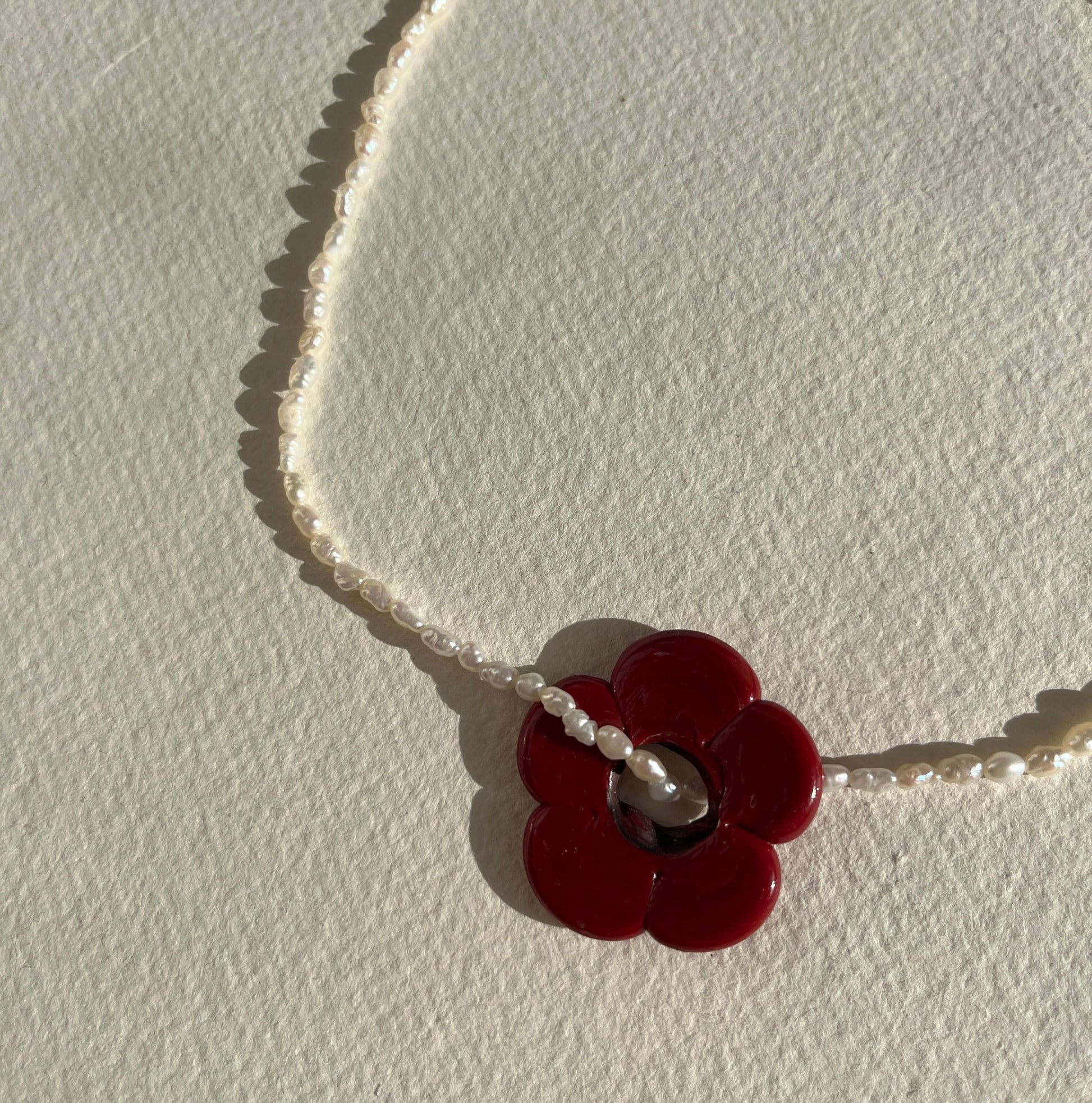 Baby Pearl Flower Necklace